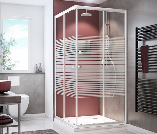 Breuer® Dusche »Malta« Eckeinstieg mit Schiebetür