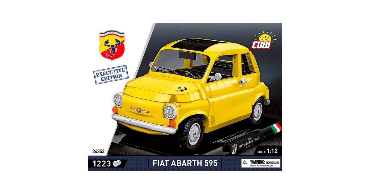 COBIFiat 500 Abarth Executive Edition Constructiespeelgoed  (Schaal 1:12)