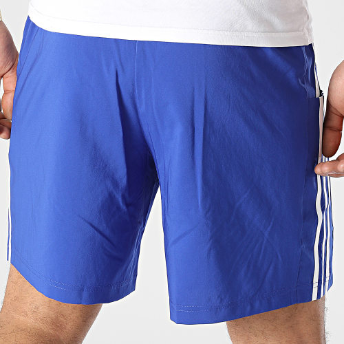 Short Jogging A Bandes IC1487 Bleu Roi
