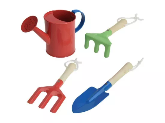 Panier 5 Outils de Jardinage pour Enfants Multicolore