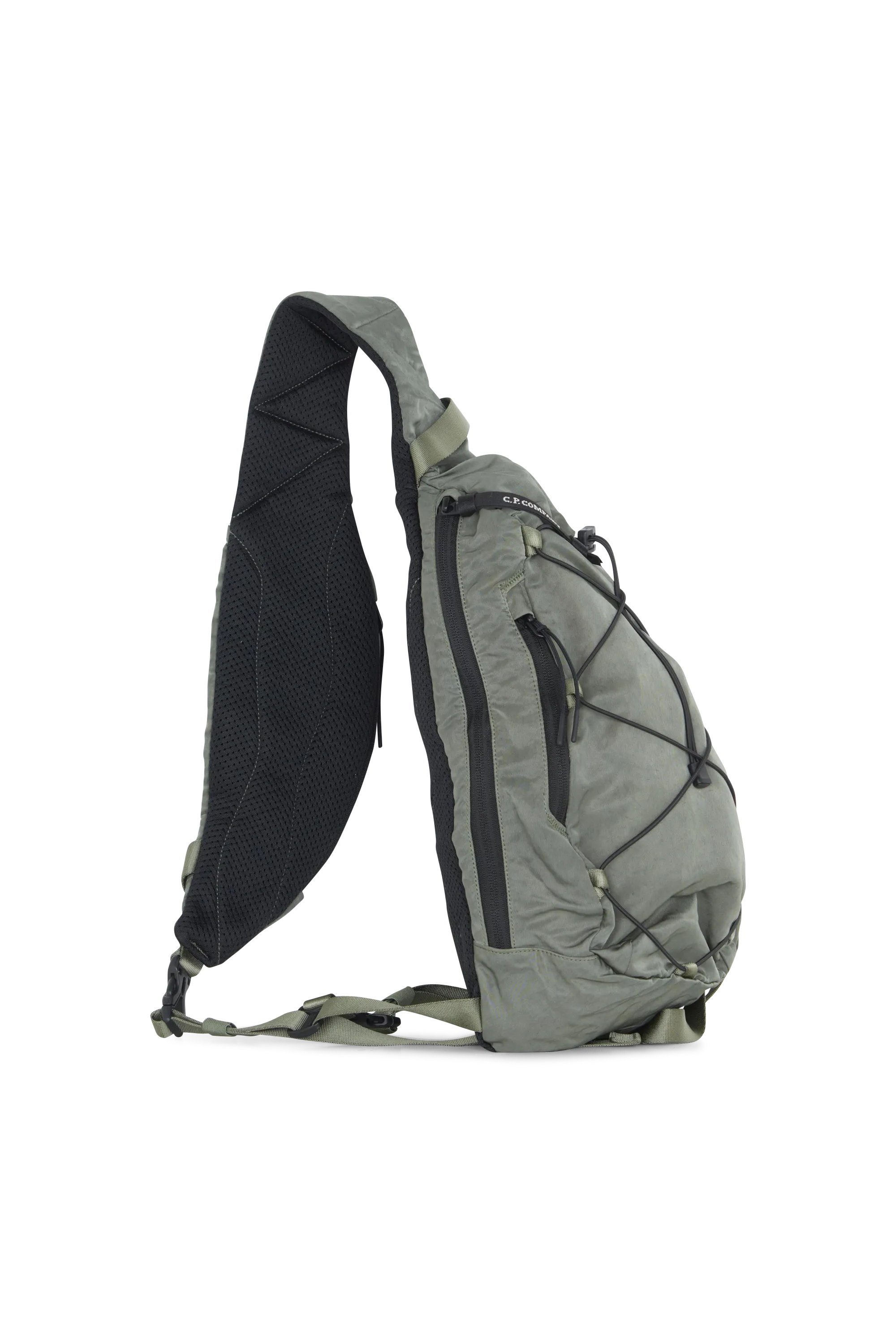 C.P. COMPANY Banane NYLON B CROSSBODY RUCKSACK Vert