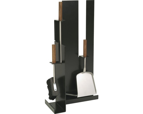 Haardset, zwart, 3-delig, 21.02.956.2