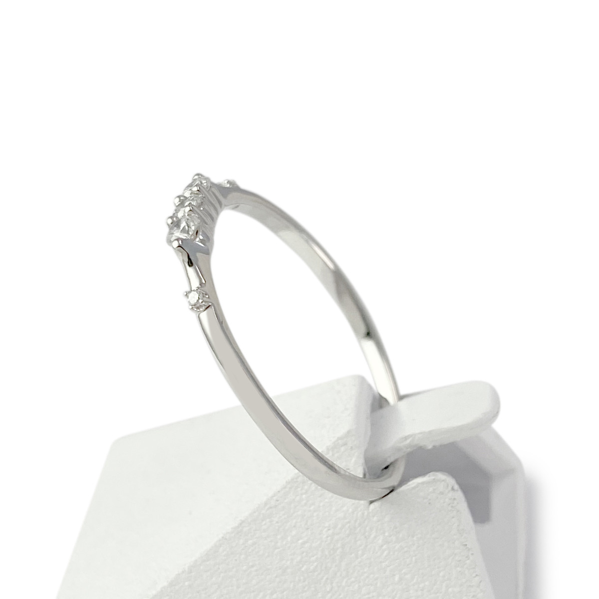 Bague MAUBOUSSIN d'occasion or 750 blanc diamants