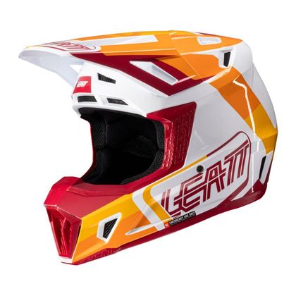 Casque cross Leatt 7.5 avec masque 4.5 2025 - Rouge