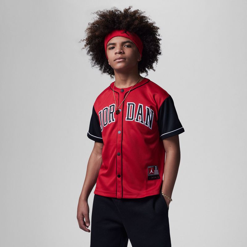 Jordan honkbaljersey voor kids - Rood