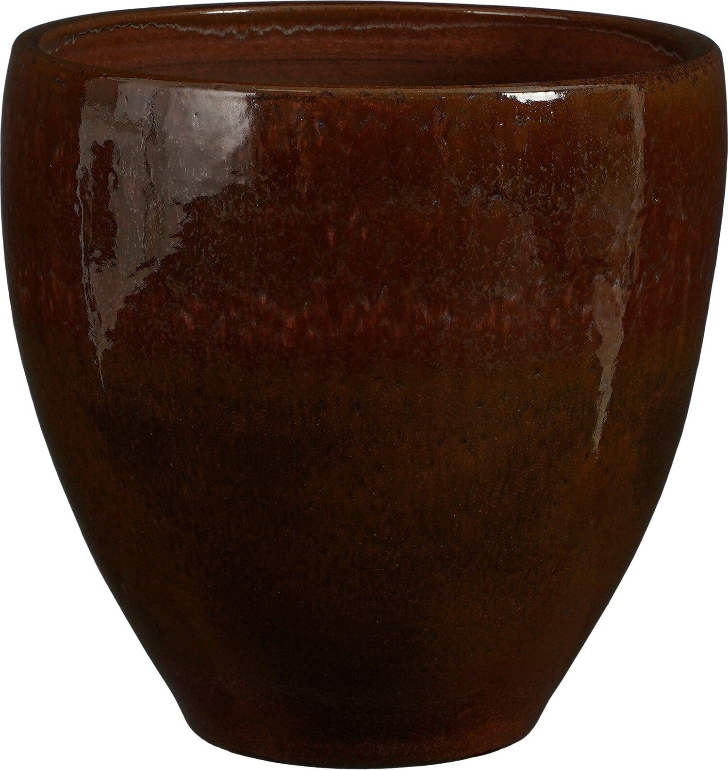 Mica Decorations bloempot Abruzzo bruin D 35 H 37 cm