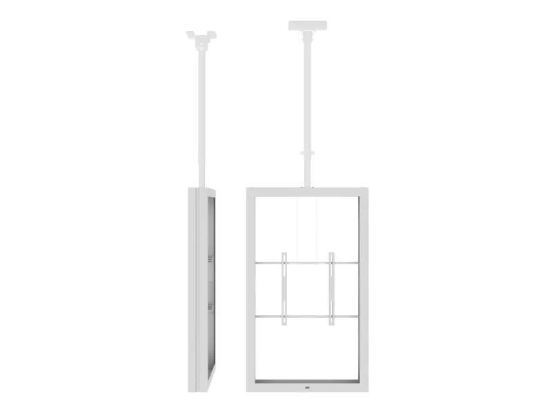 SMS Smart Media Solutions 703-014-4, Kabinet, Hvid, Aluminium, Rustfrit stål, Loft, 200 x 200,300 x 200,300 x 300,400 x 200,400 x 400,400 x 300, 139,7 cm (55