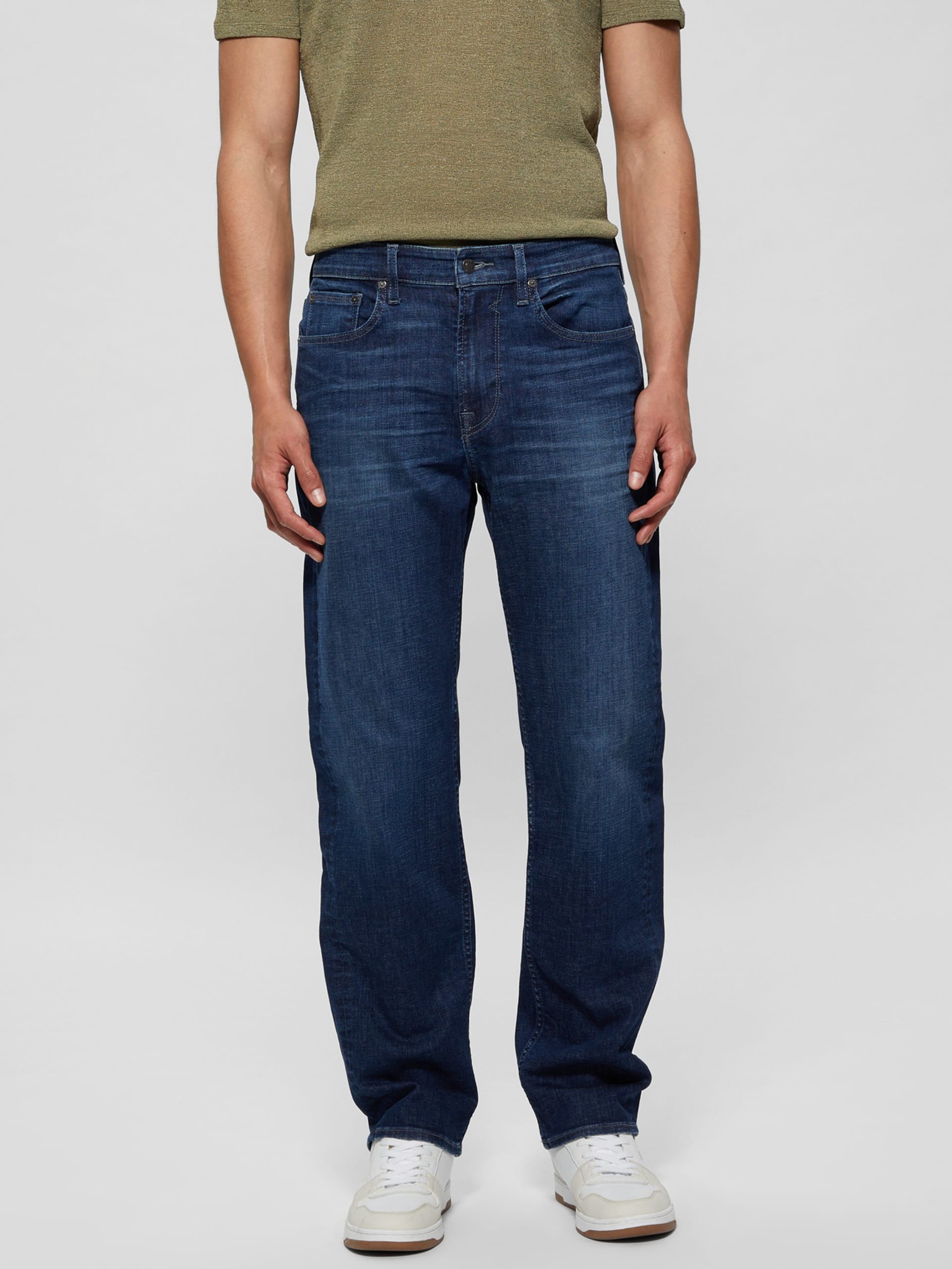 Calça jeans reta Eco Mason