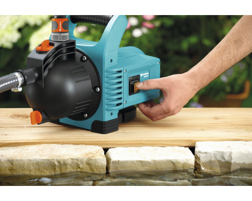GARDENA 3000/4 tuinpomp inclusief 7m aanzuigslang