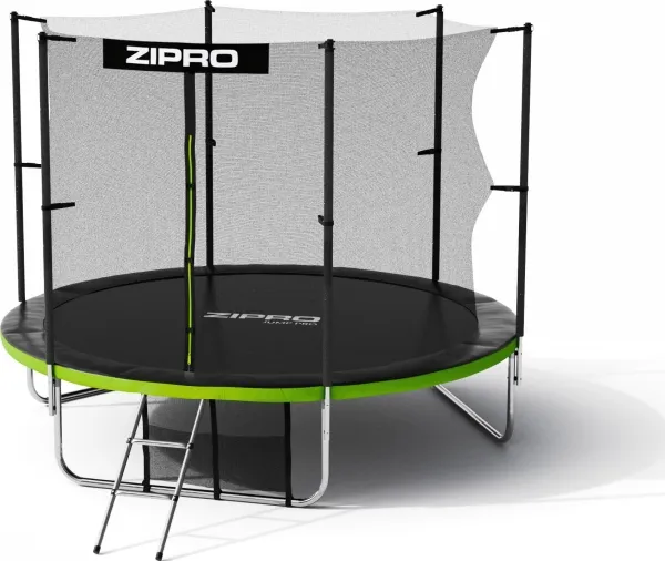 Zipro Trampolin med net og stige Ø252cm   pose til sko