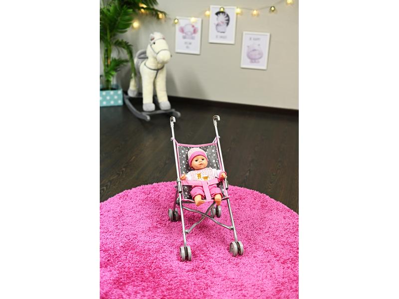 Knorrtoys Puppenbuggy Sim – Star Grey Puppenwagen