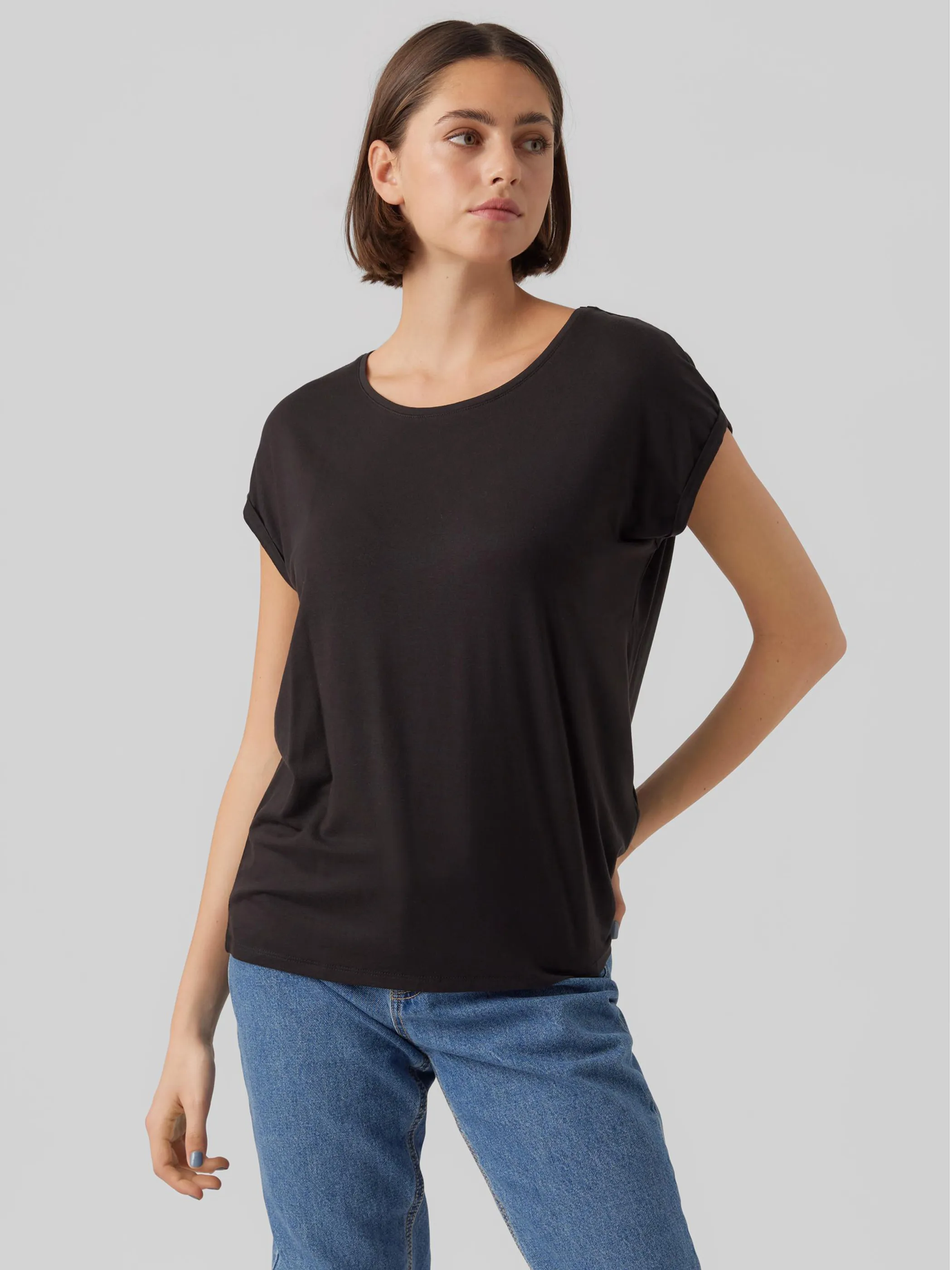 Vero Moda VMAVA PLAIN SS TOP GA Shirt