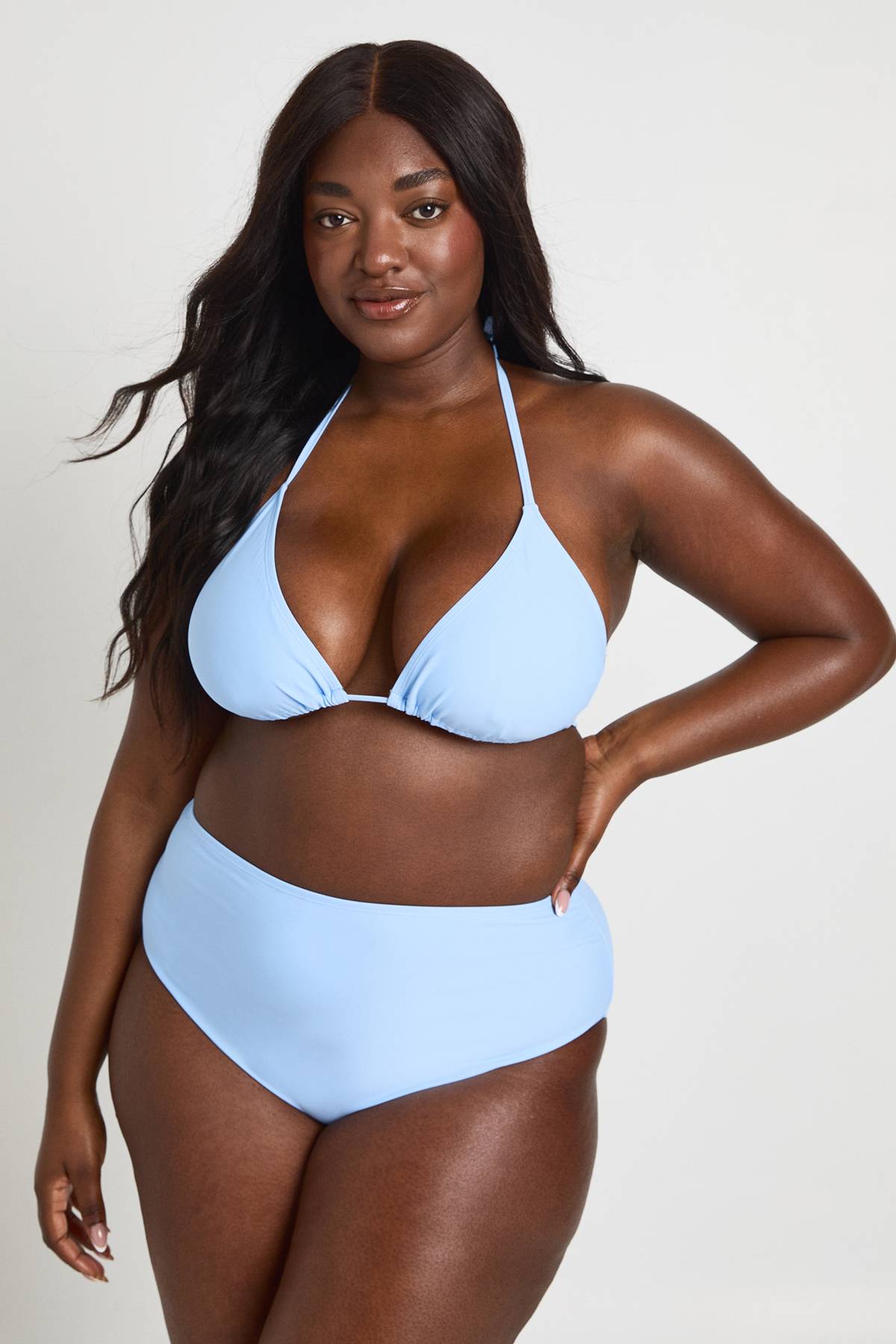 boohoo Bas De Bikini Taille Haute Plus Essentials