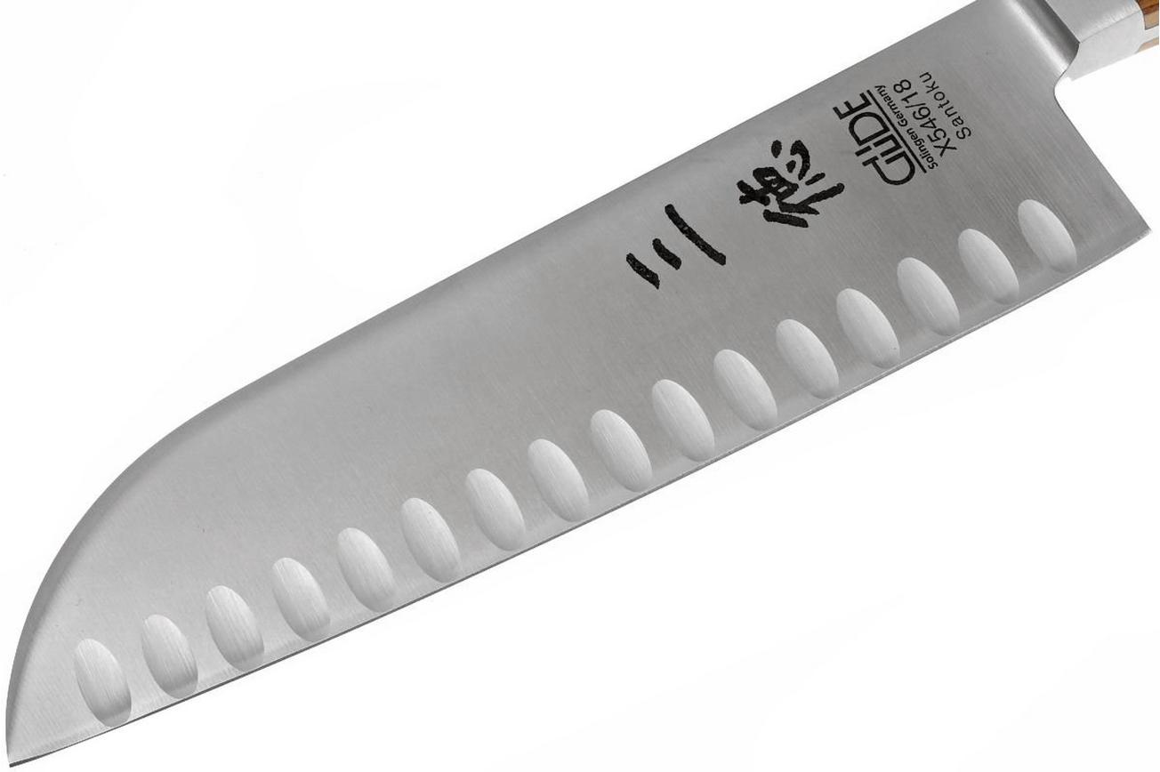 Güde Alpha Olive santoku met kuiltjes, X546/18