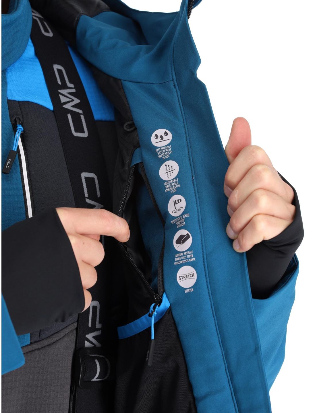 33W0787 ski-jas heren