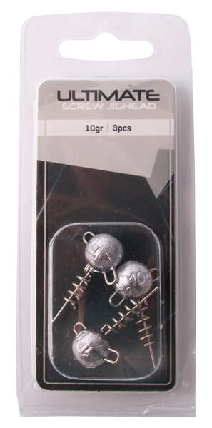 Ultimate Screw Jighead 3 pièces
