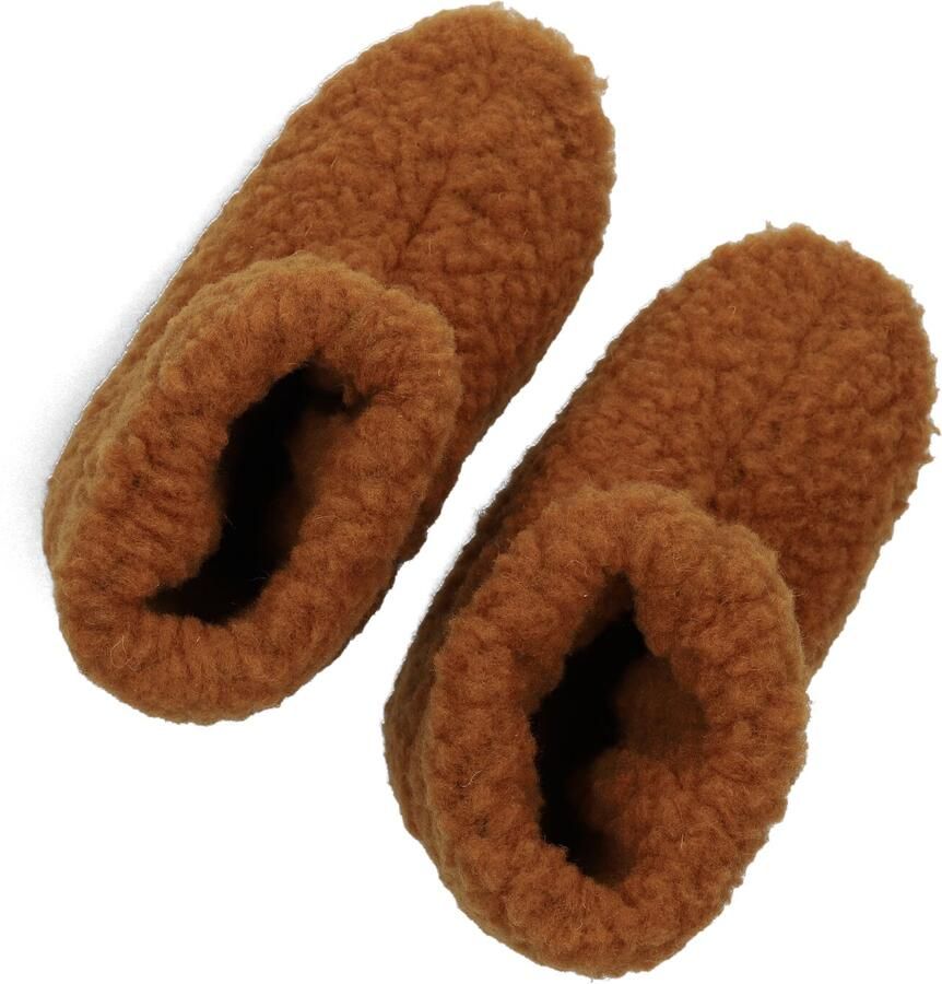 ALWERO Bruine Pantoffels Sloffen Standard Uni Junior