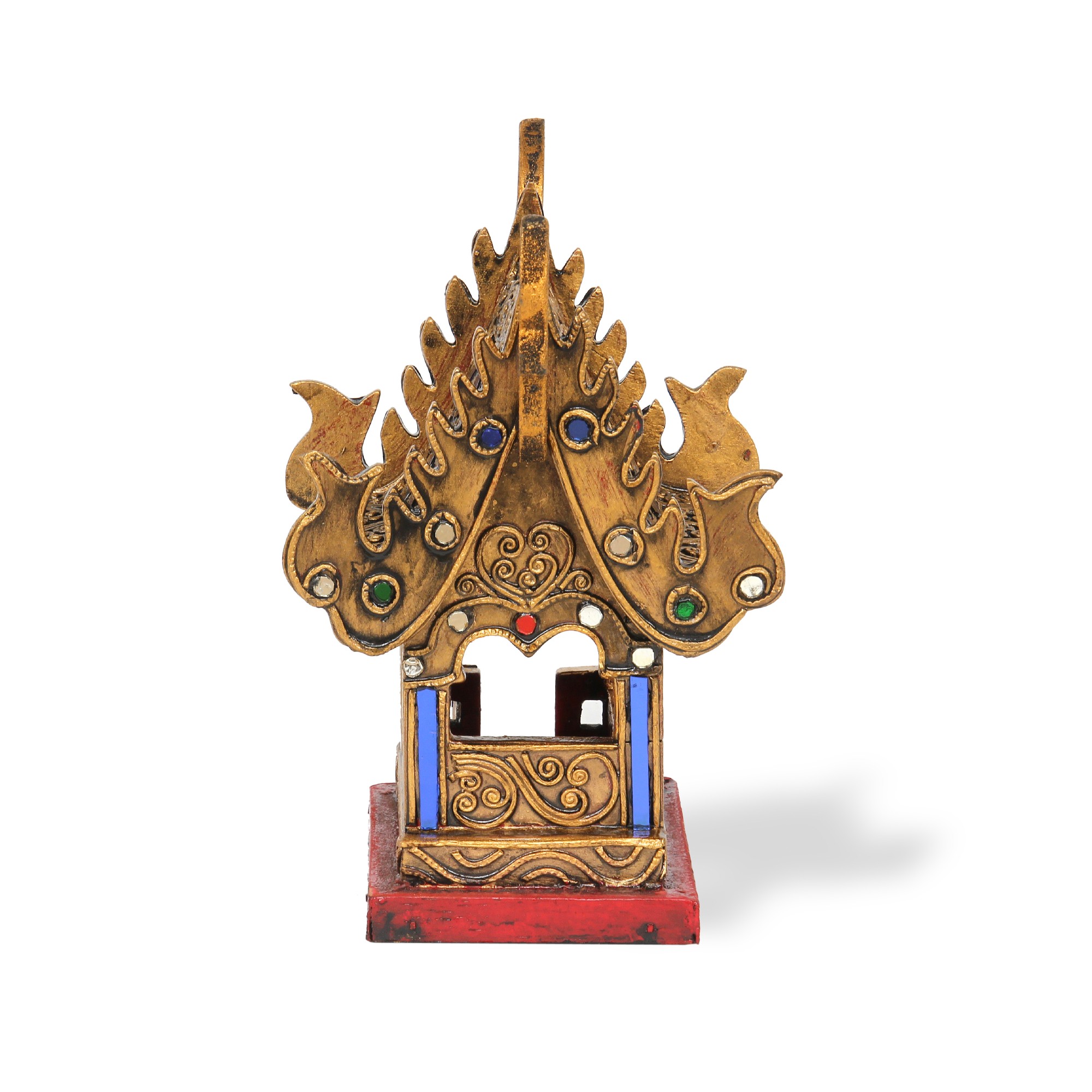 Geisterhäuschen thailändisch, gold, H 20 cm, L 16 cm, B 13,5 cm günstig bestellen