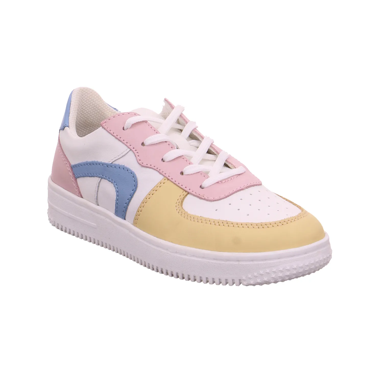 RICHTER Mädchen-Halbschuh Binder Weiss Leder  Sneaker