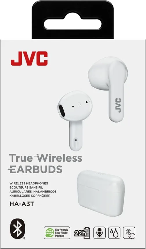 JVC HA-A3T Blanc Écouteurs True Wireless