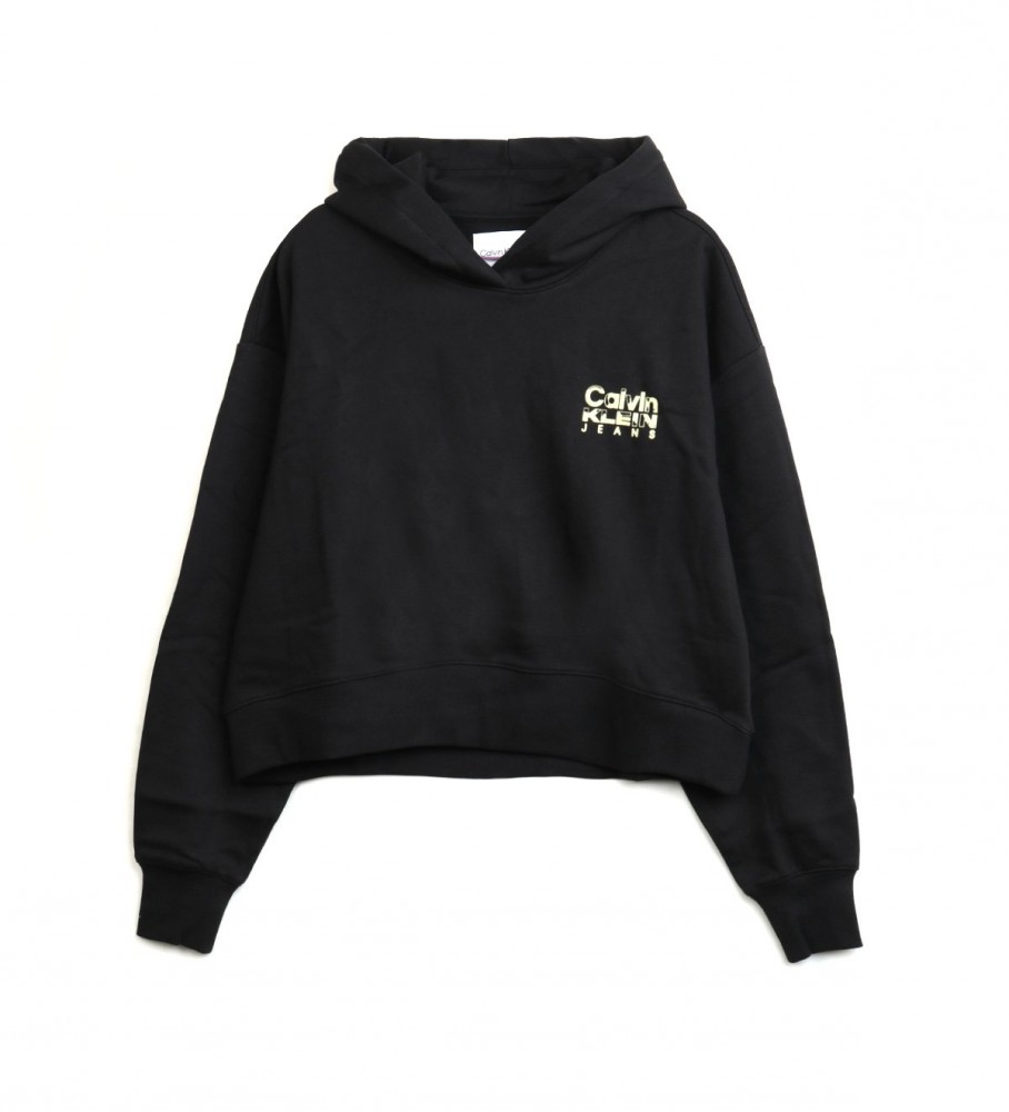 Moletom Calvin Klein Jeans Knits Gradient Shift preto