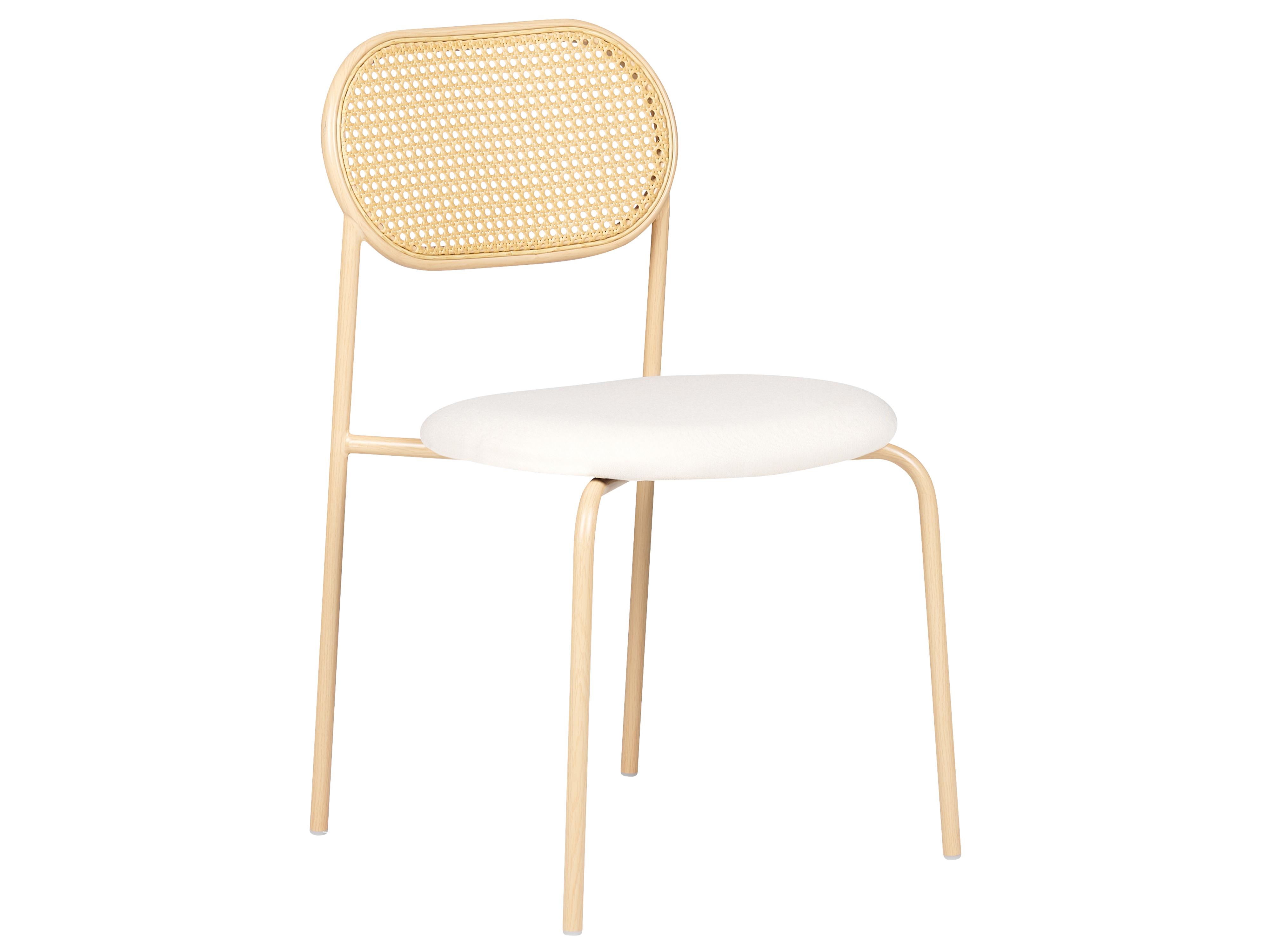 Set van 2 eetkamerstoelen ADAVER Metaal Lichtbruin