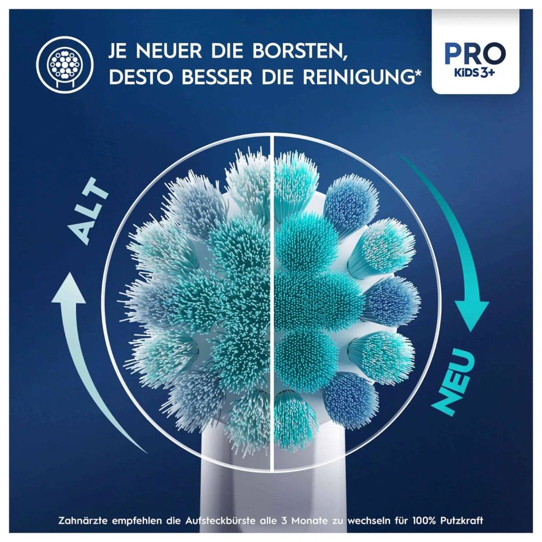Oral-B AUFSTECKBÖRSTEN 4ER (KIDS EISKÃ–NIGIN 4ER)
