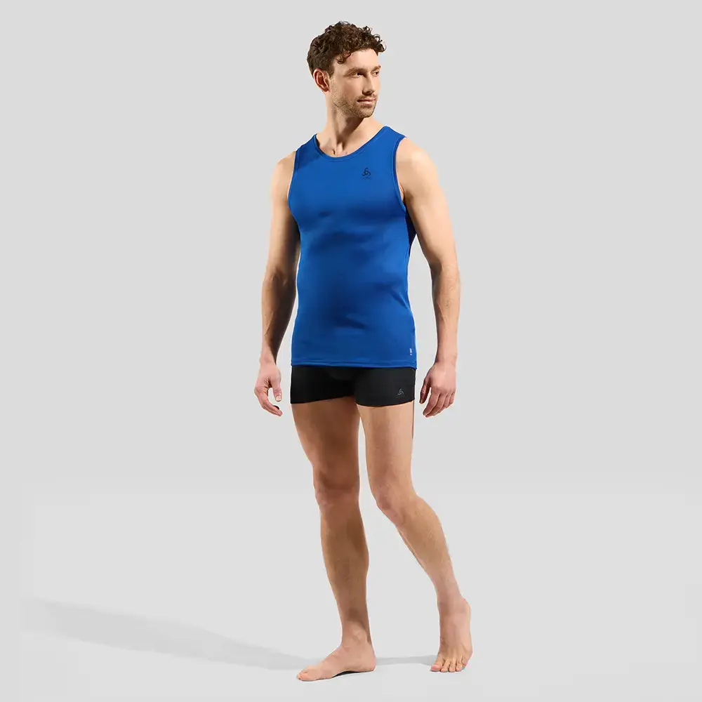 Odlo Active F-Dry Light Eco Ondershirt Zonder Mouwen Blauw Heren