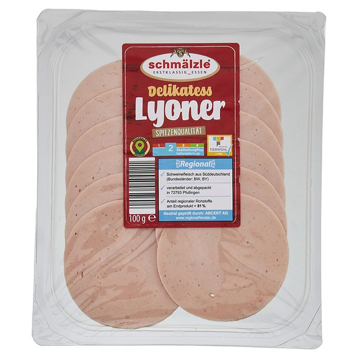 SCHMÄLZLE Delikatess Lyoner 100 g