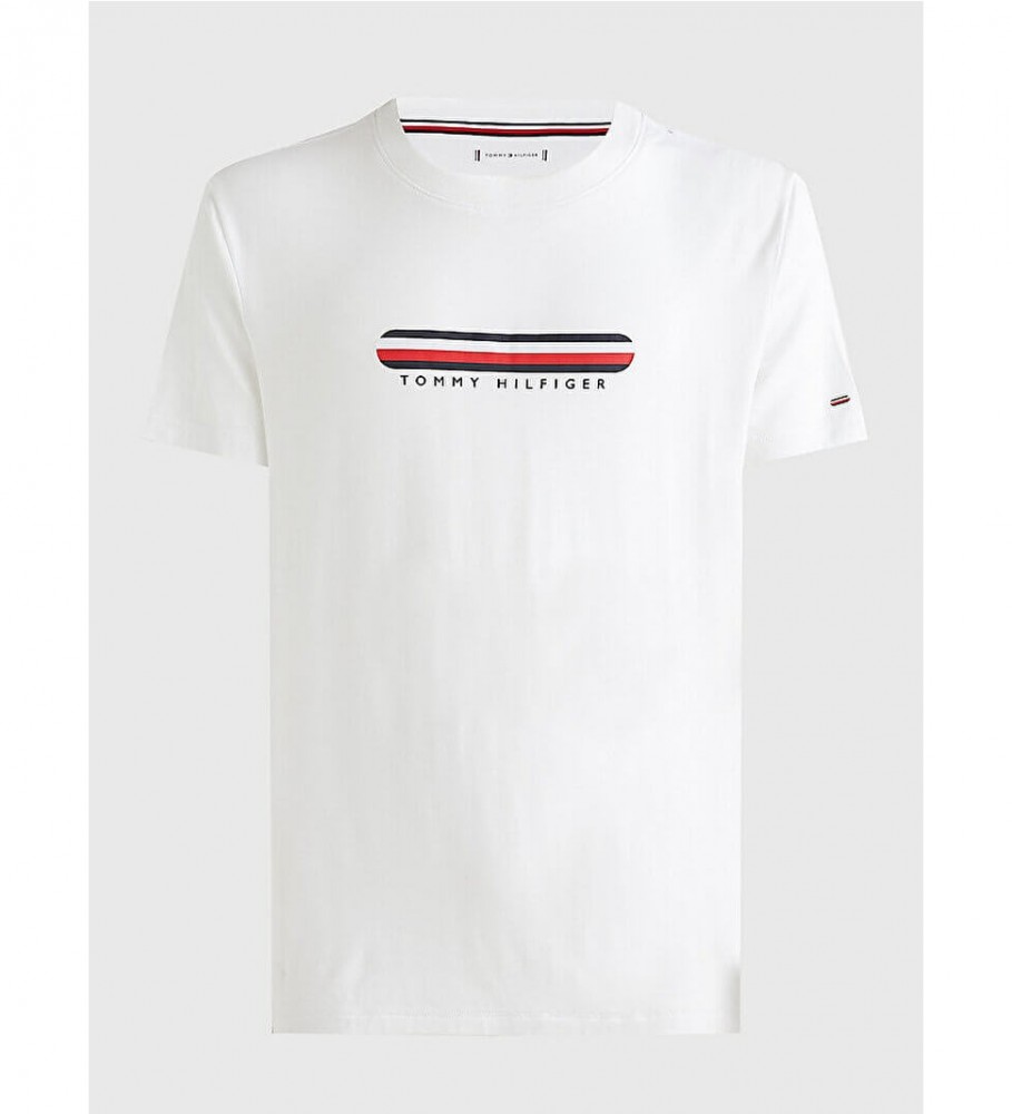 Camiseta Tommy Hilfiger Signature, branca