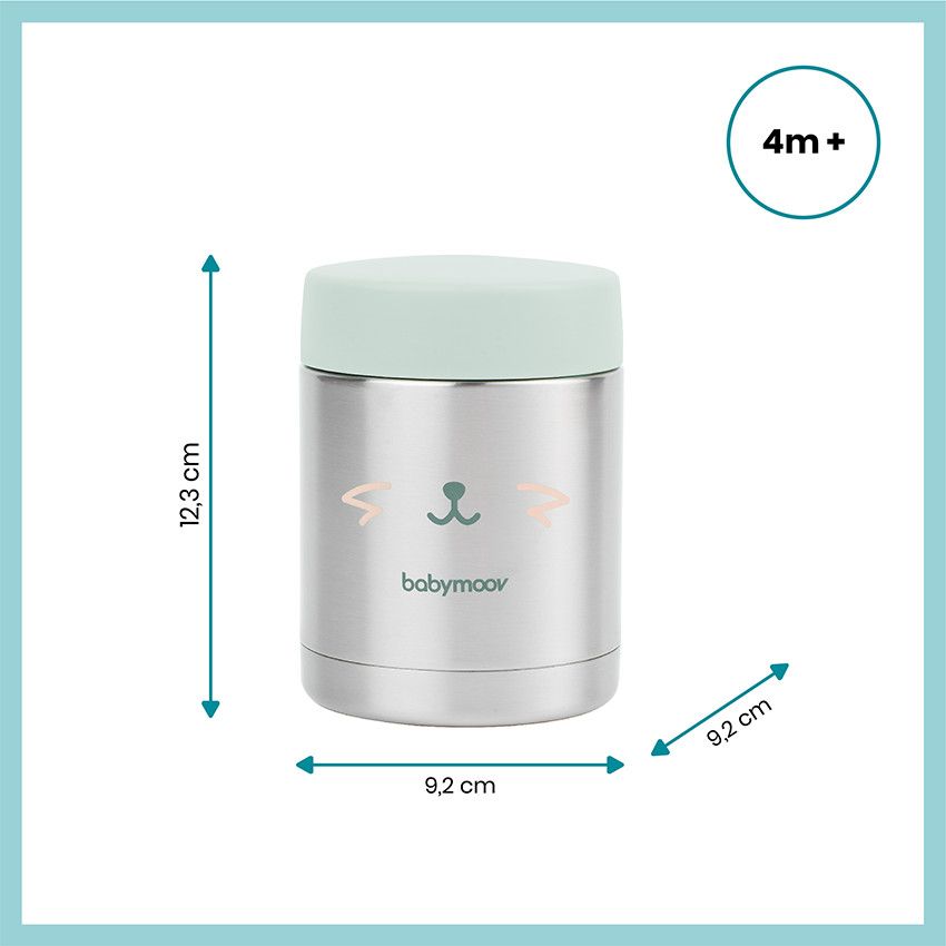 Contenant inox EAT'S ISY 350ml - Ecru