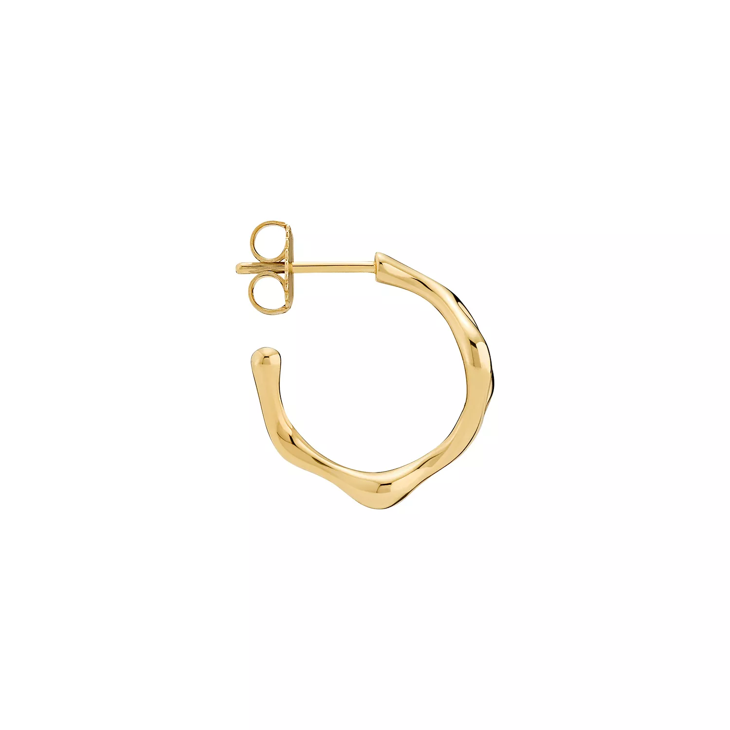 Maria Black Luna Ørering Single 18 kt. Forgyldt Sølv 100984YG