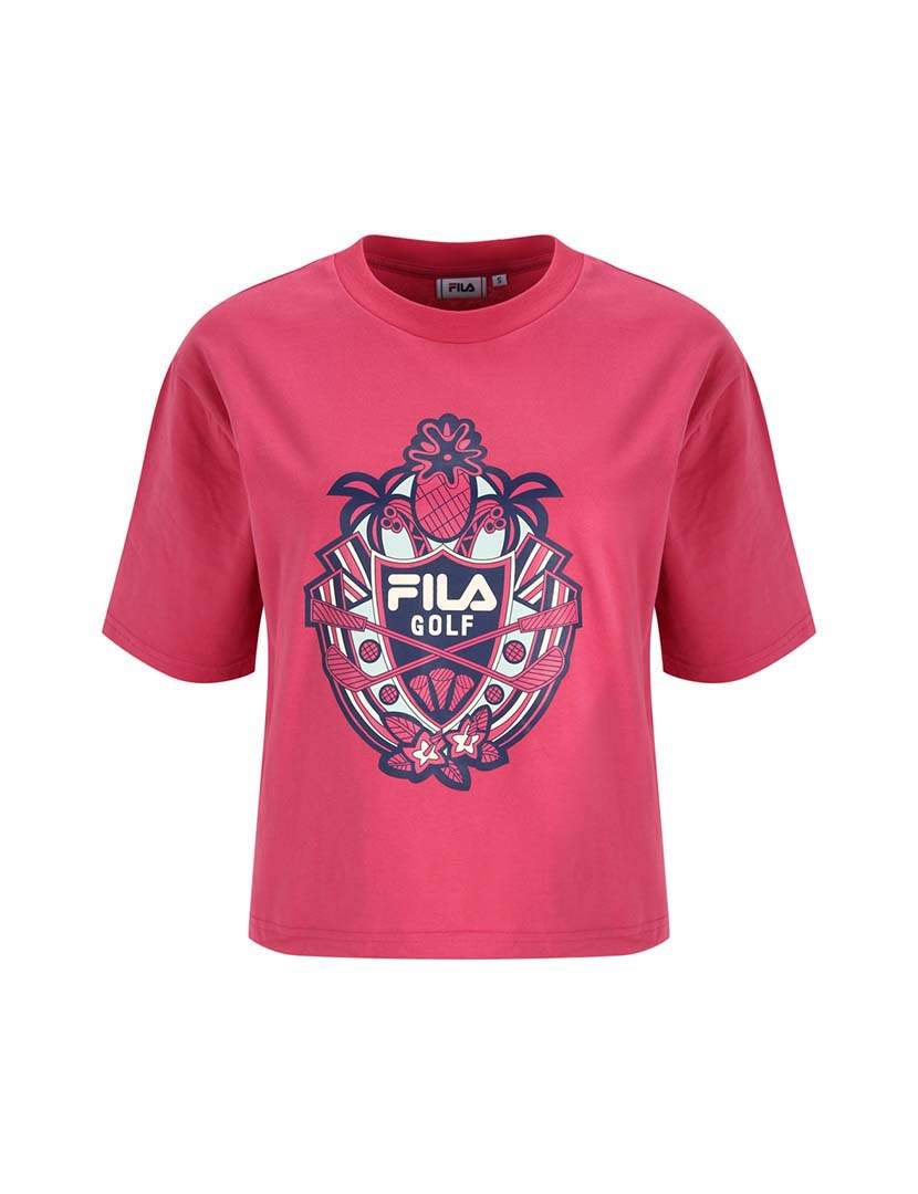 Pink Crop Top T-Shirt