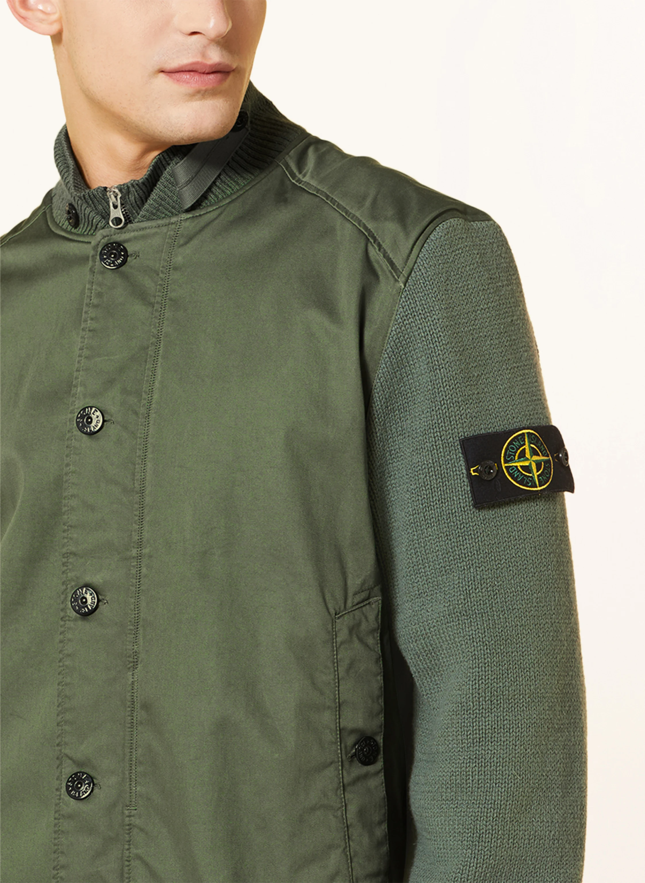 STONE ISLAND Blouson im Materialmix
