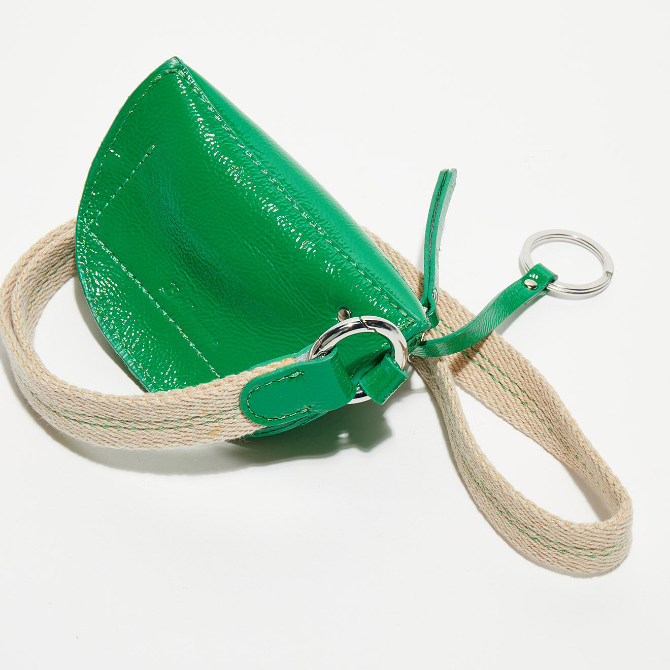 Bellerose Mini sac en Cuir vernis Rosike mojito