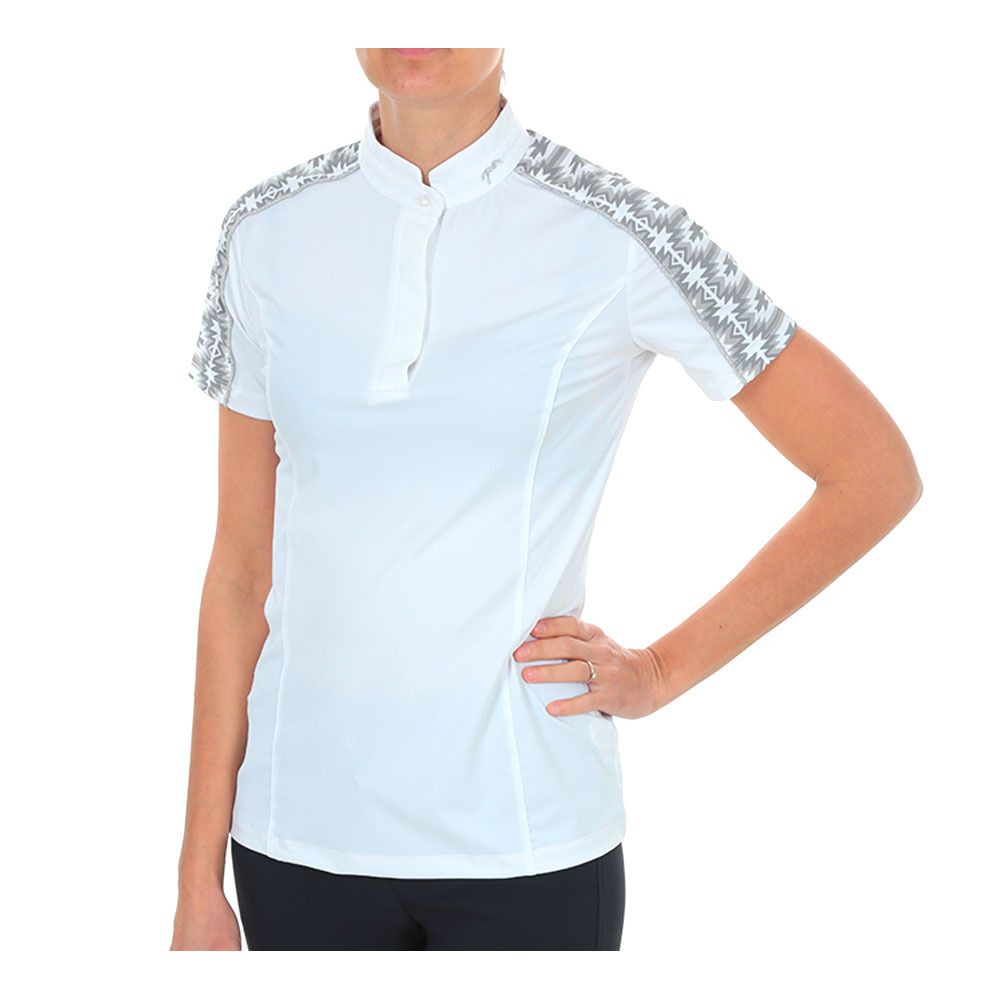Pénélope ANAIS - Polo de concours Femme blanc