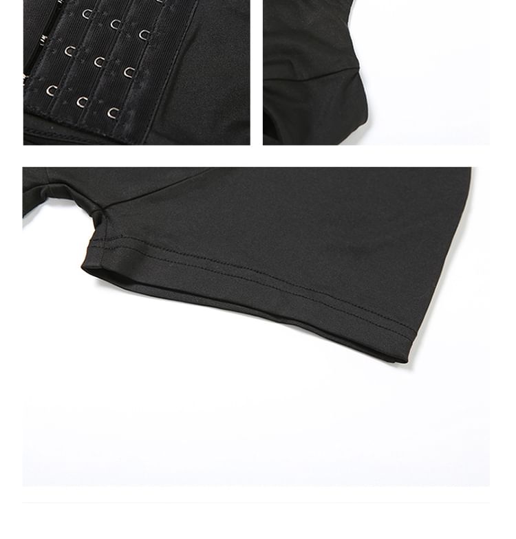 Bababy - Spaghettibandjes, effen, uitgesneden, slim fit romper