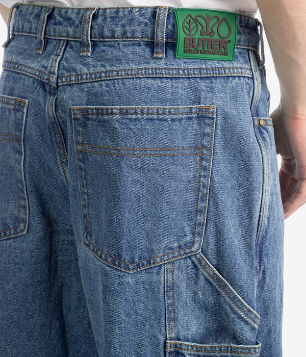 Butter Goods Weathergear Heavy Weight Denim Jeans (washed indigo)