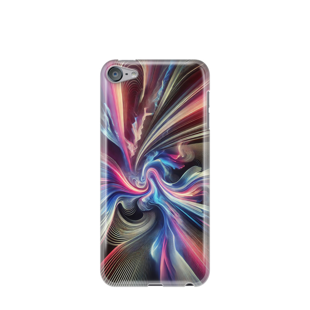 iPod Touch 7G Gummi Hülle Unendlicher Fluss 2 - Lila-Violett