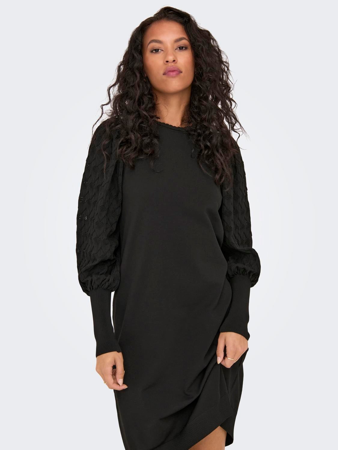ONLMELIKA Midikleid Black