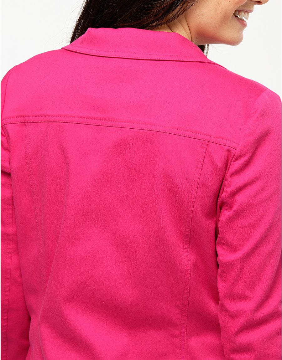 Veste coton fuchsia