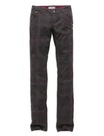 Time Out Checked Grey Jeans