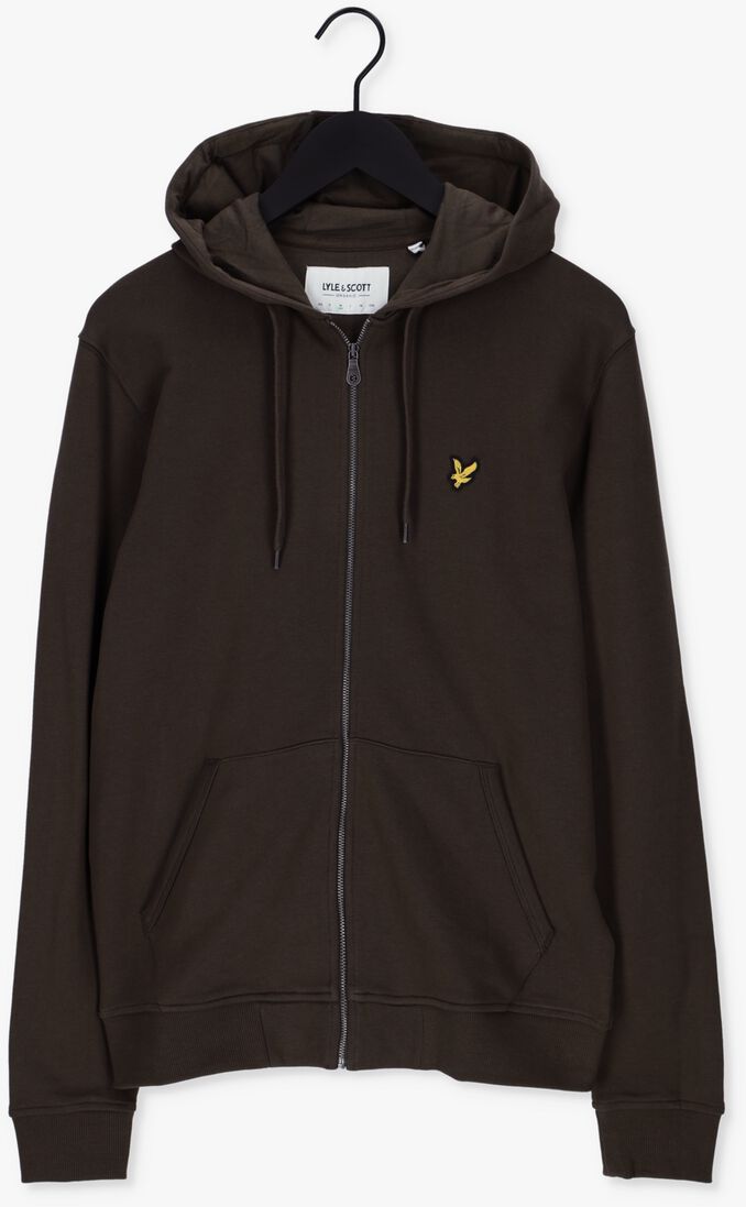 LYLE & SCOTT olijf lyle & scott vest zip trough hoodie