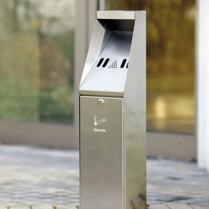 BARTSCHER - Cendrier sur pied, argent