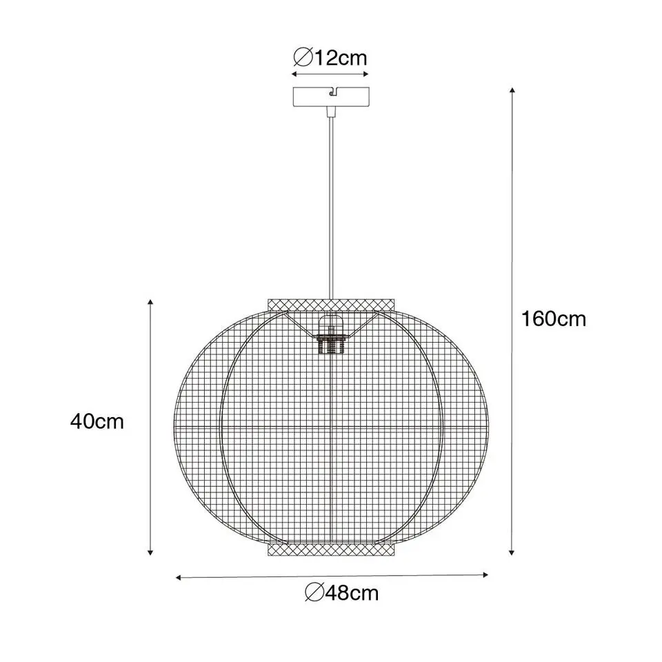 Qazqa hanglampen rob wit e27
