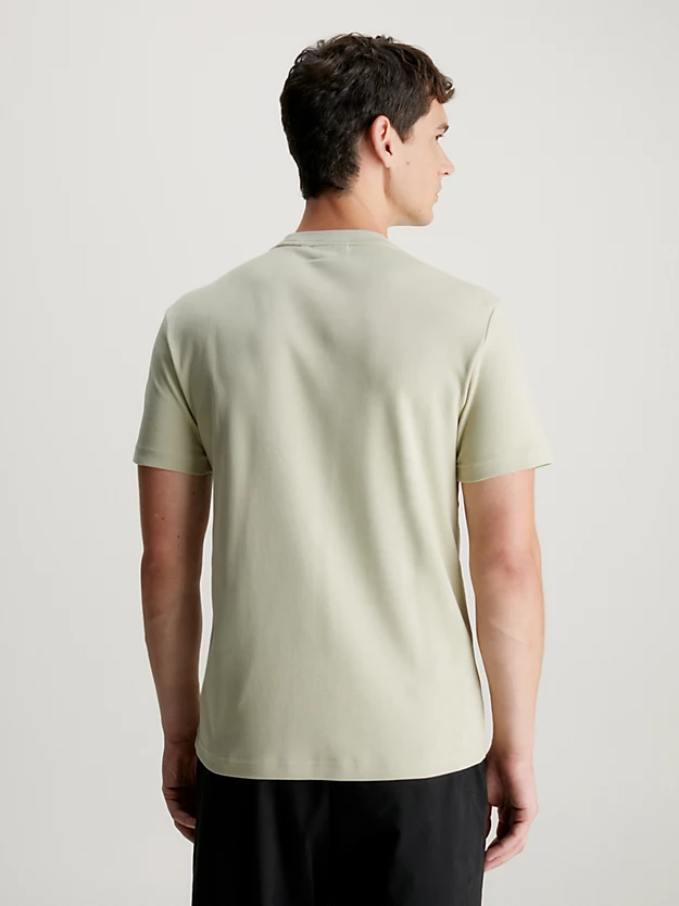 Camiseta de mistura de algodão