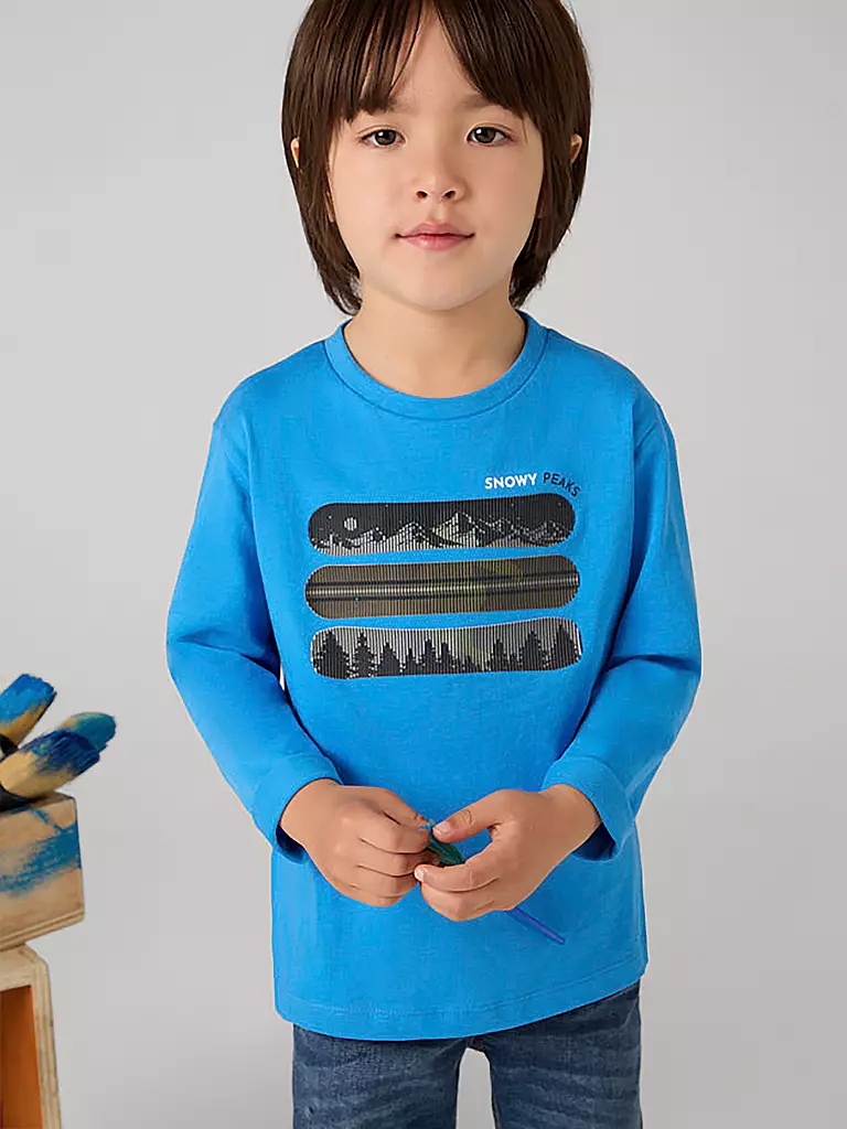 MAYORAL Jungen Langarmshirt blau