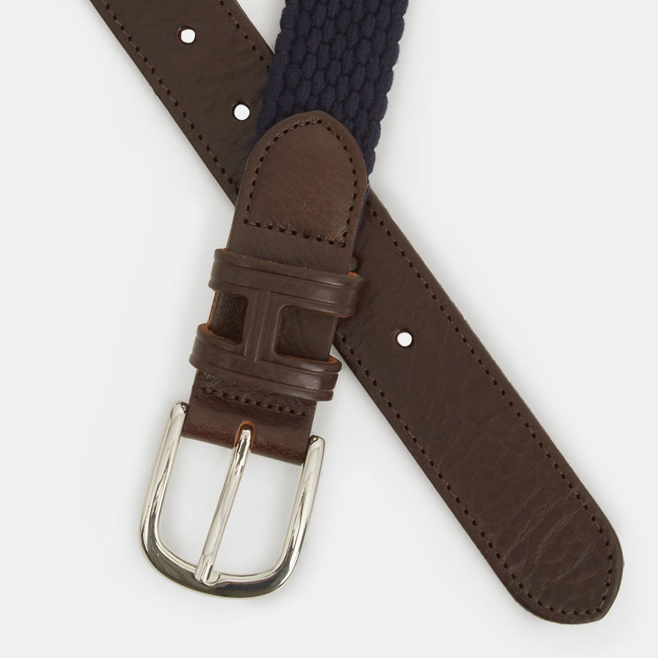Hackett London Ceinture Elastique Tressée bleue