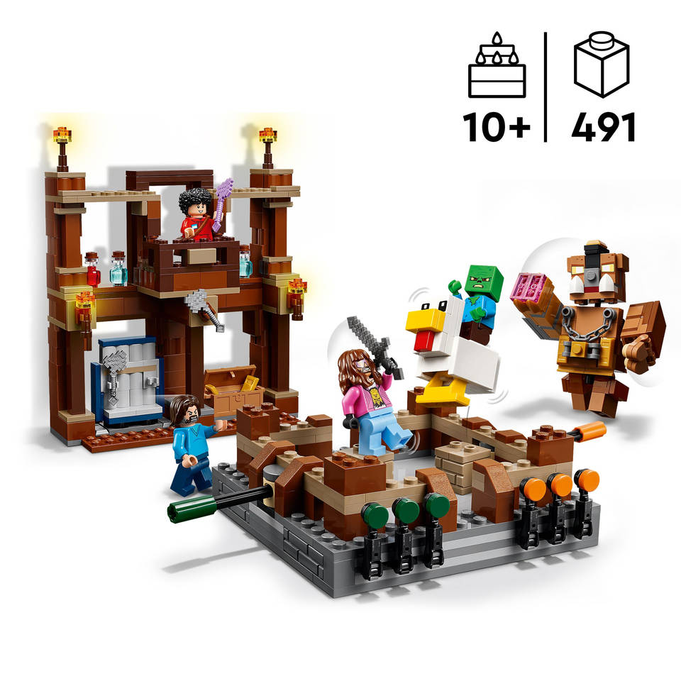 LEGO Minecraft de arena bij het boslandhuis 21272