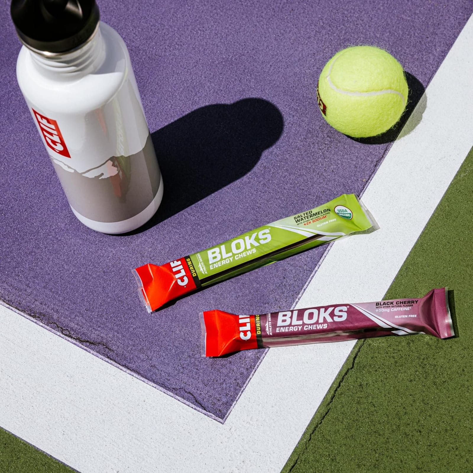Clif Bloks Energy Chews - 18x60g - Mountain Berry